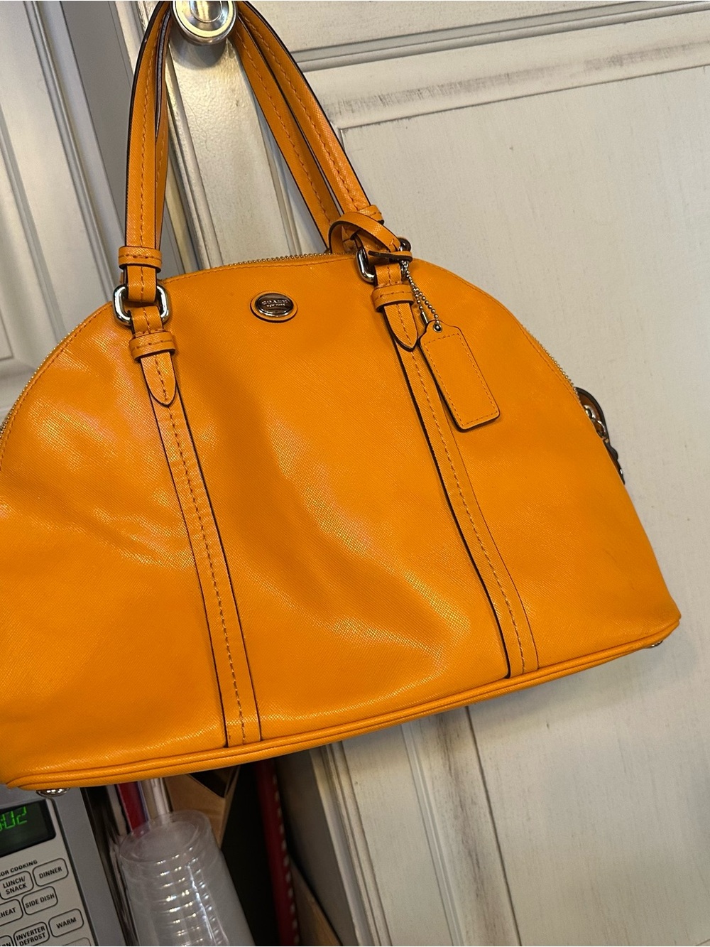 Coach Orange Dome Satchel